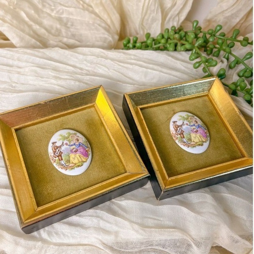 Framed Fragonard Signed Artwork Set
